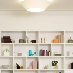 Lundia Halo ceiling light, large, white