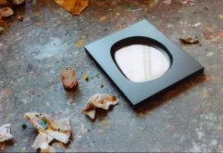 Lundia Knot wall mirror, black