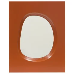 Lundia Knot wall mirror, terracotta