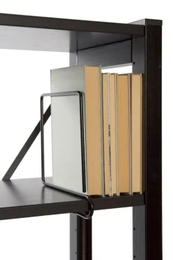 Lundia Wire bookend, square, black