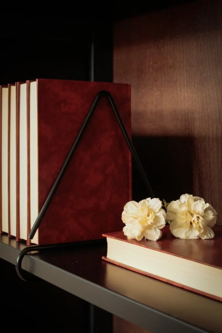 Lundia Wire bookend, triangle, black