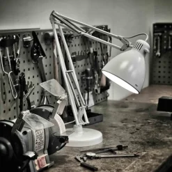 Luxo L-1 lamp base, white