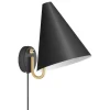LYFA Mosaik wall lamp, black