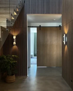 LYFA Pan wall lamp, 95 mm, aluminium