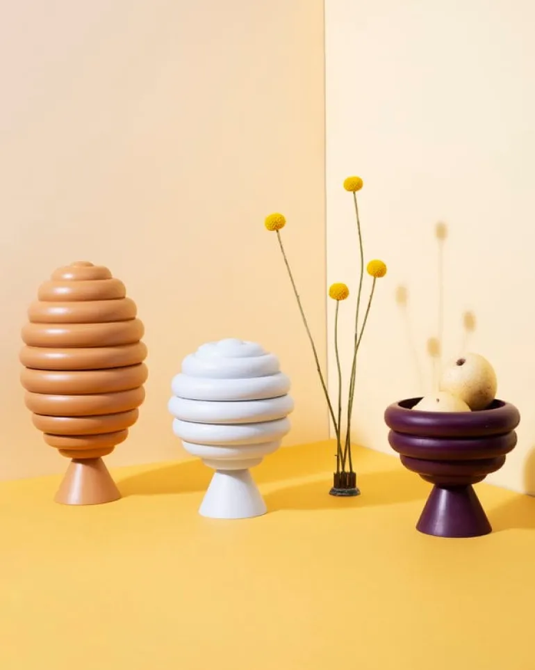 Made by Choice Beebee jar, small, blue