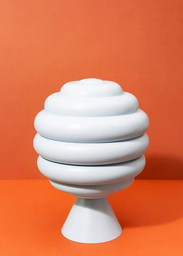 Made by Choice Beebee jar, small, blue