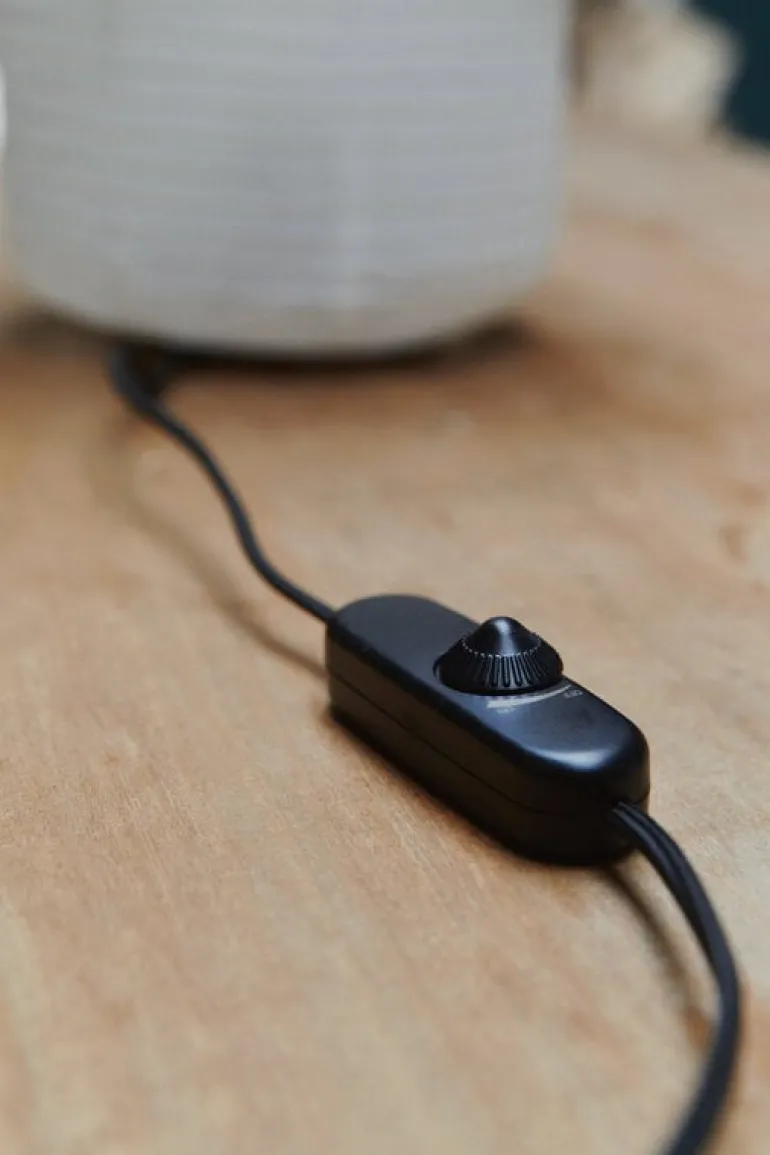 Made By Hand Papier Double table lamp, 30 cm, white