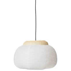 Made By Hand Papier Single pendant lamp, 52 cm, soft yellow
