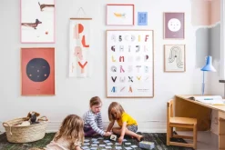 MADO Alphabet Spaghetti poster, 50 x 70 cm, multicolour