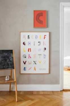 MADO Alphabet Spaghetti poster, 50 x 70 cm, multicolour