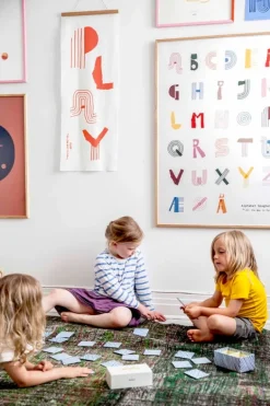 MADO Alphabet Spaghetti poster, 50 x 70 cm, multicolour