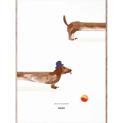 MADO Doug the Dachshund poster, 50 x 70 cm