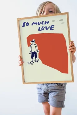 MADO So Much Love Skateboard poster, 30 x 40 cm