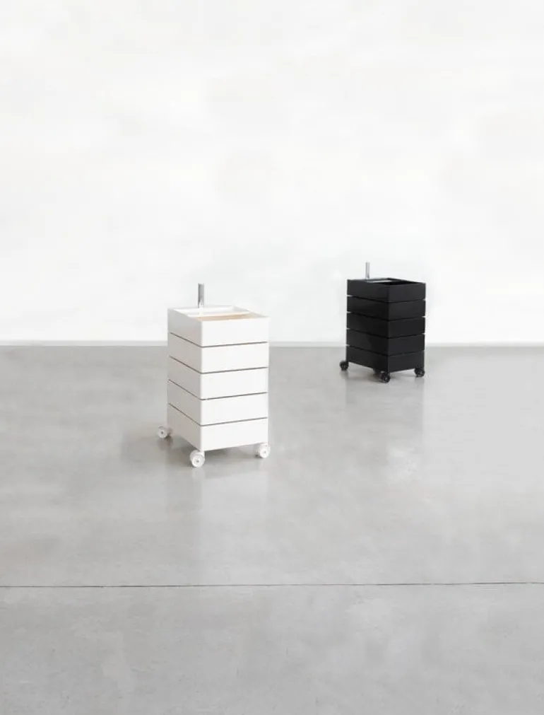 Magis 360° drawer unit, 5 drawers, white