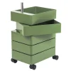 Magis 360° drawer unit, 5 drawers, green