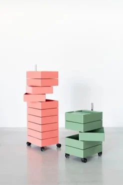 Magis 360° drawer unit, 5 drawers, green