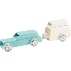 Magis ArcheToys, car 2 and caravan, light green  - white