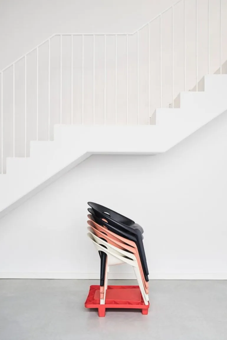 Magis Bell chair, sunrise