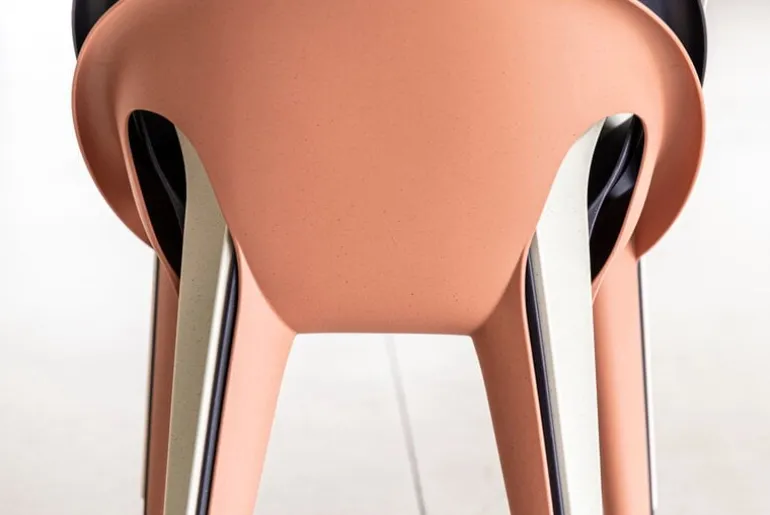 Magis Bell chair, sunrise