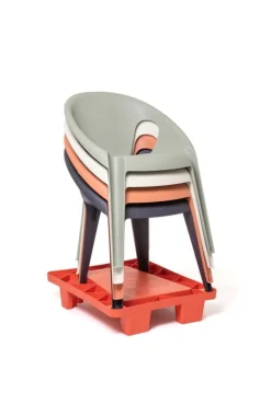 Magis Bell chair, sunrise