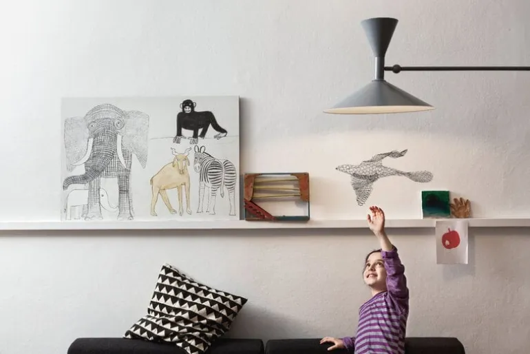 Magis Bird sculpture, small, grey