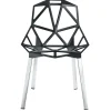 Magis Chair_One, anthracite - polished aluminium legs