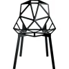 Magis Chair_One, black - painted aluminium legs