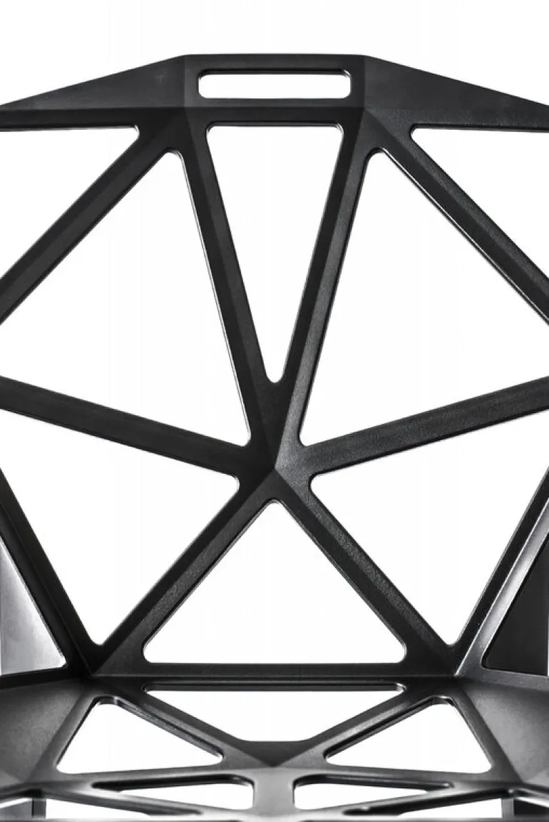 Magis Chair_One, black - painted aluminium legs