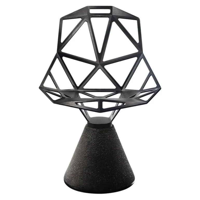 Magis Chair_One, black concrete - black