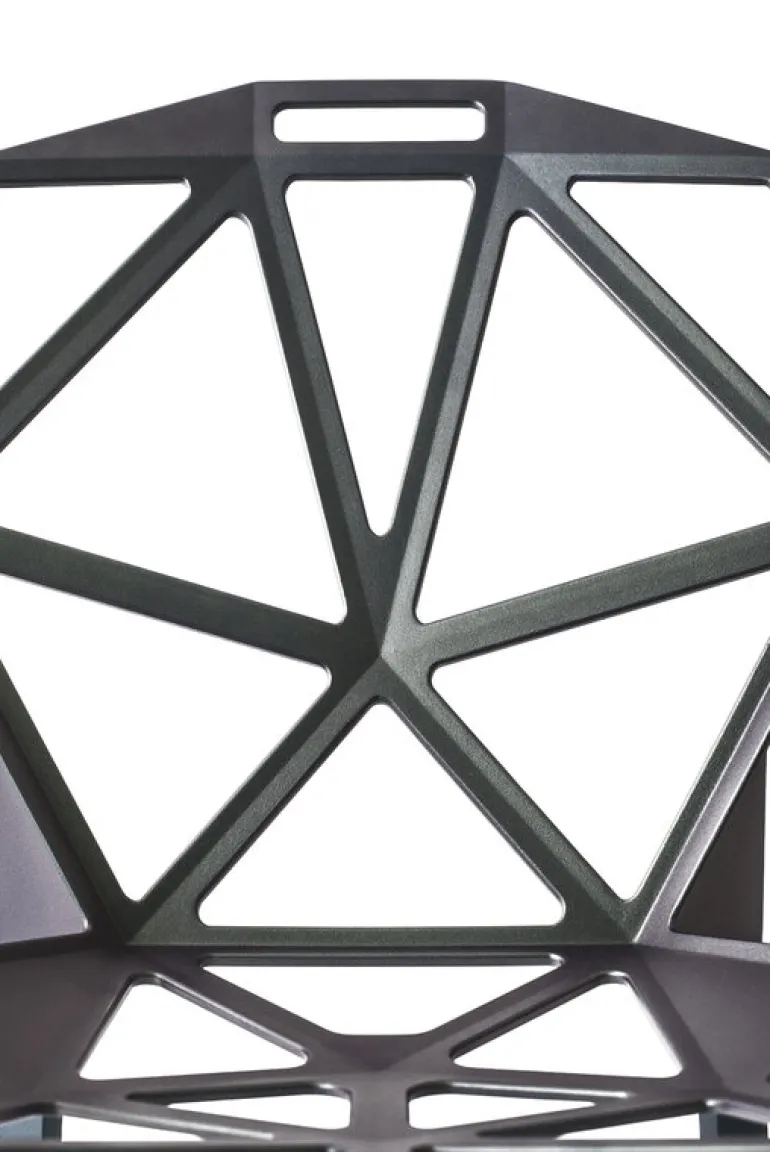 Magis Chair_One, grey/green painted aluminium