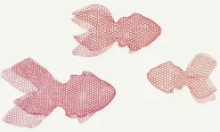 Magis Fish sculpture, small, fluorescent red