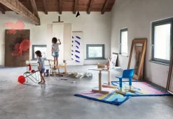 Magis Fish sculpture, small, fluorescent red