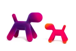 Magis Puppy, L, fuchsia - orange velvet