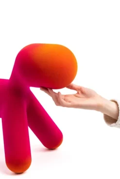 Magis Puppy, L, fuchsia - orange velvet