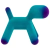 Magis Puppy, L, turquoise - violet velvet