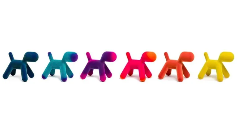 Magis Puppy, L, yellow velvet