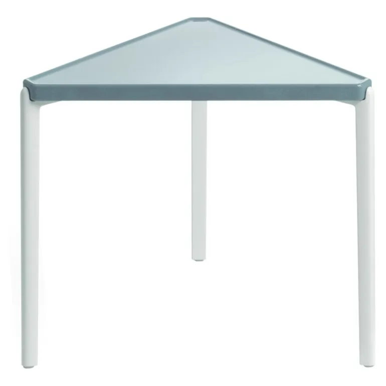 Magis Tambour low table, 44 cm, white - light blue
