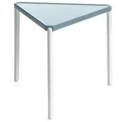 Magis Tambour low table, 44 cm, white - light blue