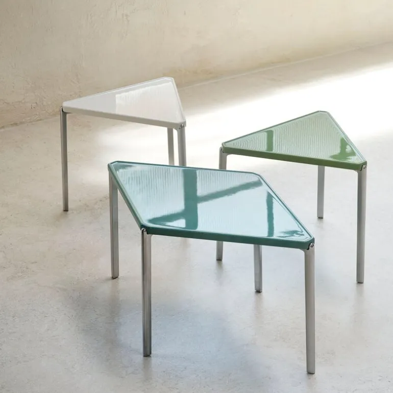 Magis Tambour low table, 44 cm, white - green