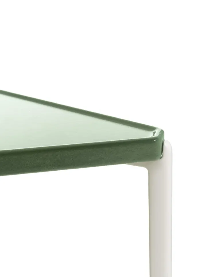 Magis Tambour low table, 44 cm, white - green