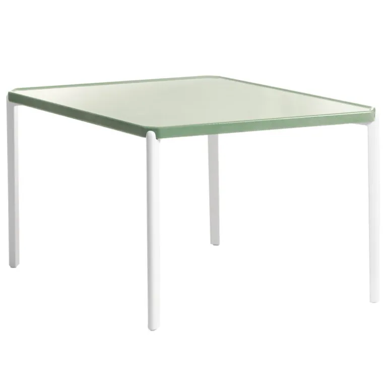 Magis Tambour low table, 73 cm, white - green