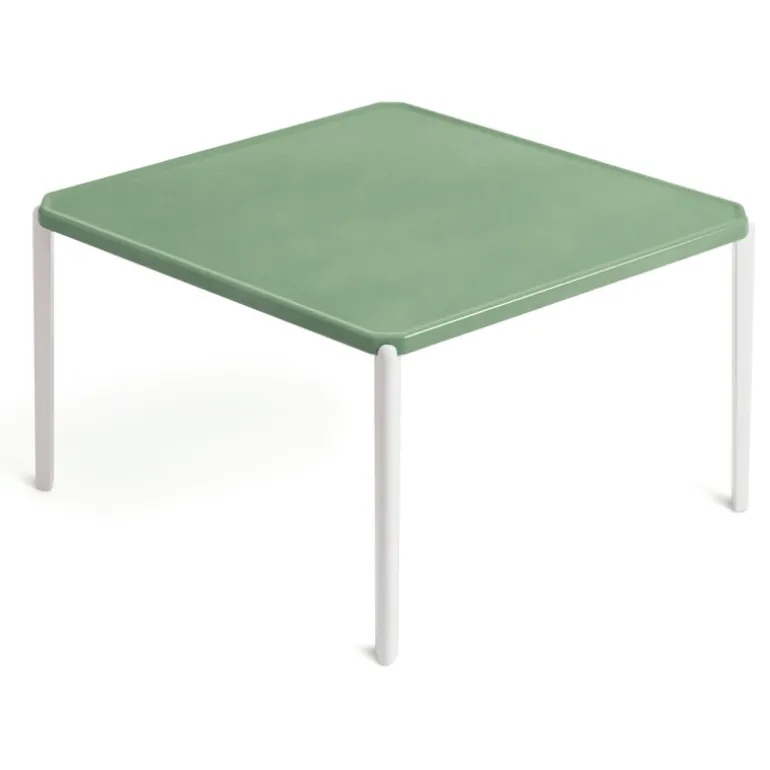 Magis Tambour low table, 73 cm, white - green