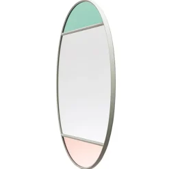 Magis Vitrail mirror, 50 x 60 cm, oval, light grey