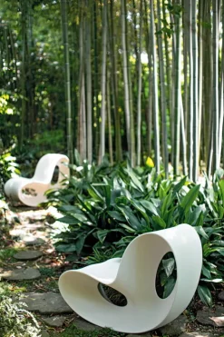 Magis Voido rocking chair, matt white