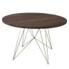 Magis XZ3 table, 120 cm, gold - walnut