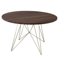 Magis XZ3 table, 120 cm, gold - walnut