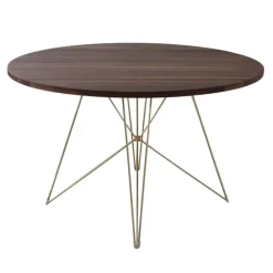 Magis XZ3 table, 120 cm, gold - walnut