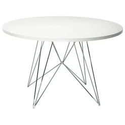 Magis XZ3 table, 120 cm, white - chrome