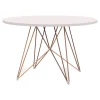 Magis XZ3 table, 120 cm, white - copper