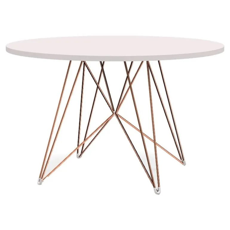 Magis XZ3 table, 120 cm, white - copper